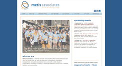 Desktop Screenshot of metisassociates.com
