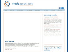 Tablet Screenshot of metisassociates.com